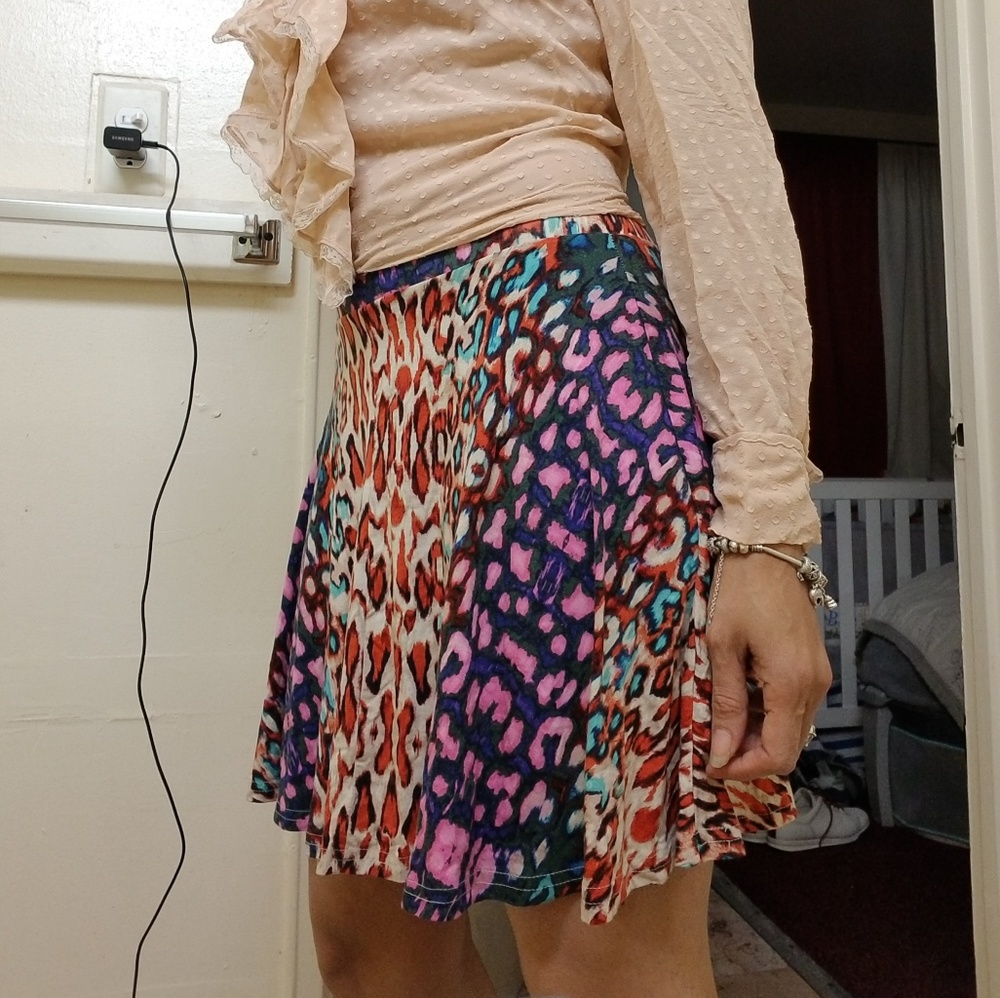 Top shop cheetah print skirt - Picture 7 of 8